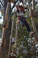  jeu des rondins suspendus - parc accrobranche - belle ile en mer