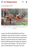 Article Telegramme 1er aout 23